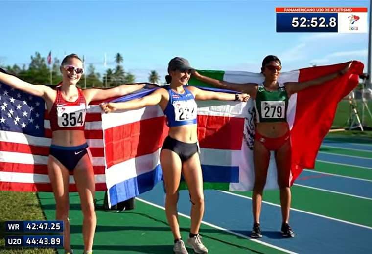 Sharon Herrera rompe récord nacional de marcha en Puerto Rico