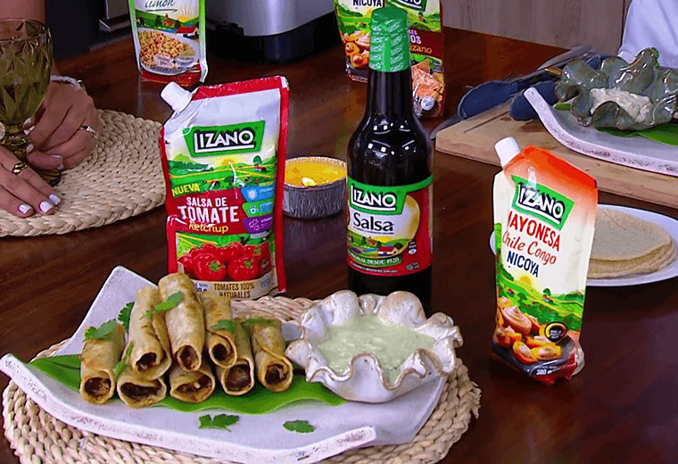 Sabores que se comparten: Taquitos de pollo con aderezo de aguacate