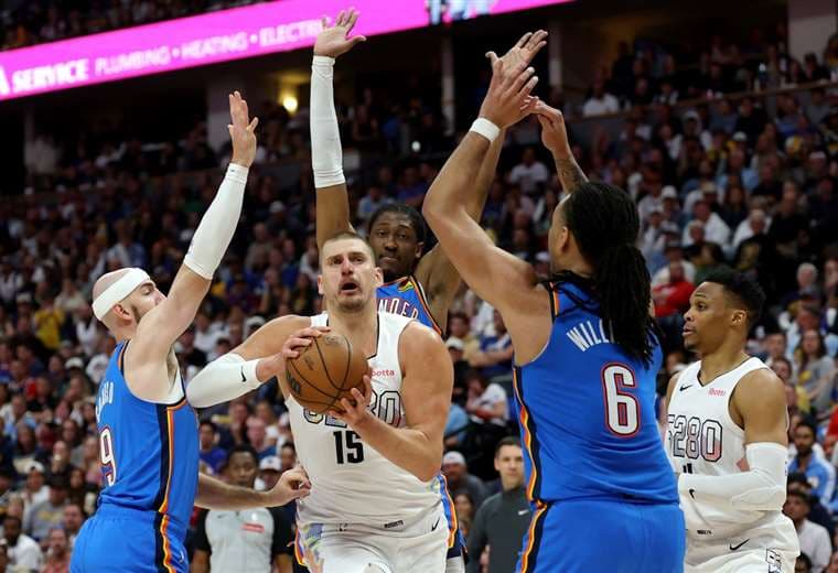Nuggets se rebelan ante Thunder y fuerzan un séptimo partido