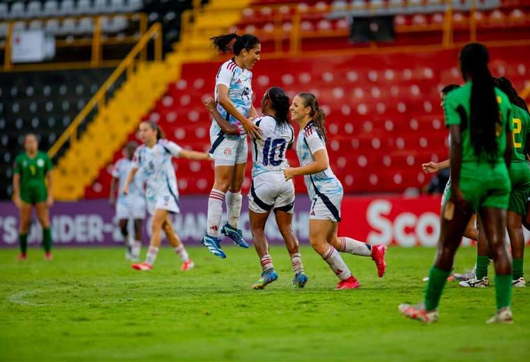Sele Femenina Sub20 golea a Guyana y sueña con el Mundial