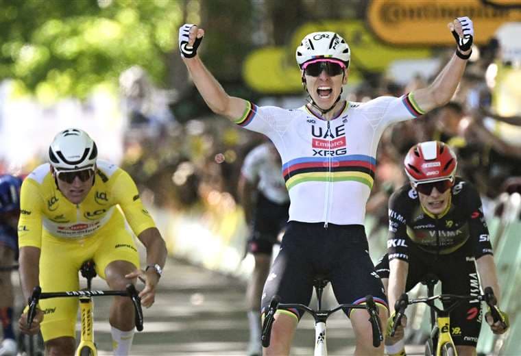Pogacar obtiene su victoria 18 en el Tour y la 100 como profesional