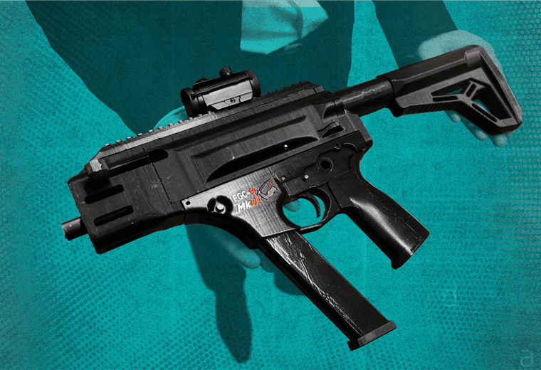 Así circulan las armas impresas en 3D: redes sociales, delitos violentos y guerras