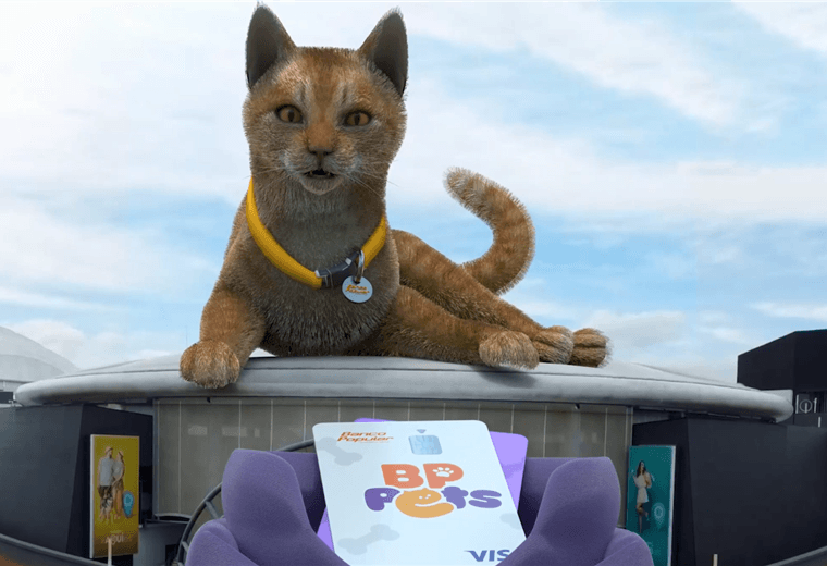 Tarjeta financiera inspirada en el amor por las mascotas