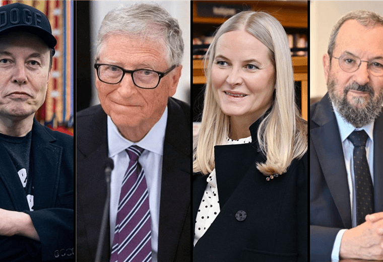 Cuáles son algunos de los principales nombres que figuran en los archivos de Epstein