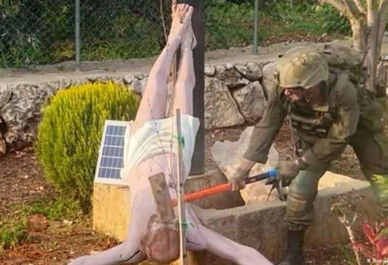 Netanyahu condena destrozo de estatua de Jesucristo en Líbano