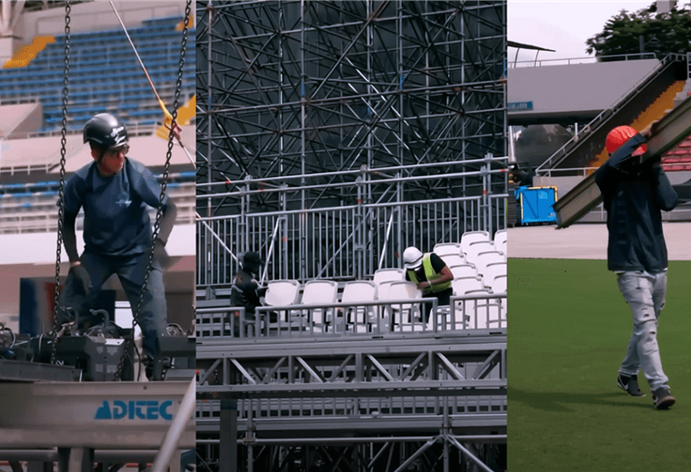 En cinco furgones y avión: así llegó “La casita” de Bad Bunny a Costa Rica