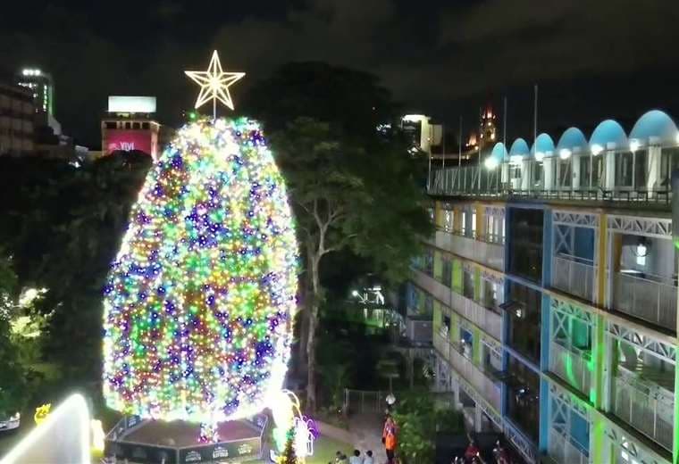 Árbol del Hospital de Niños se iluminó para dar inicio a la Navidad de pacientes internados