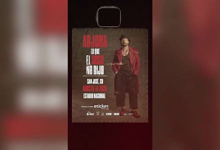 Ricardo Arjona anuncia concierto en Costa Rica con emotivo video