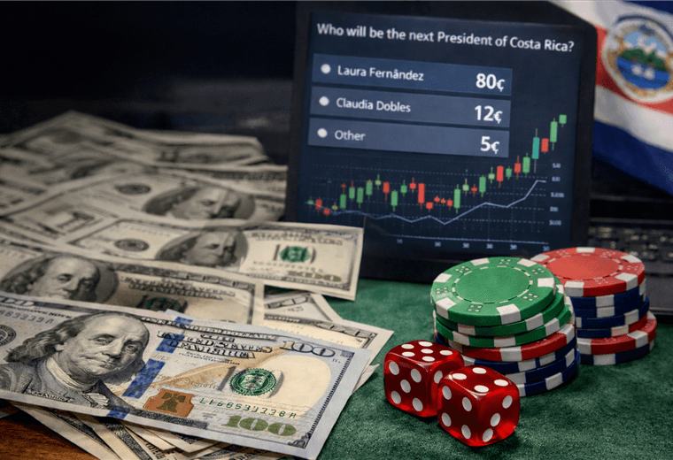 Más de $1 millón en juego: así se mueve la apuesta por el próximo presidente de Costa Rica