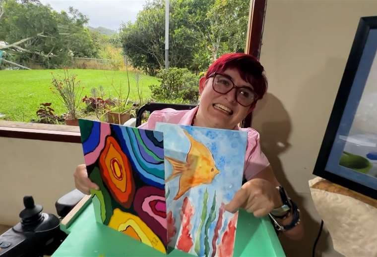 María José Haug: la joven artista que pinta sin límites desde Santa María de Dota