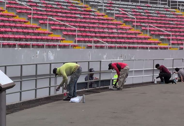 Estadio Nacional anuncia obras de mantenimiento