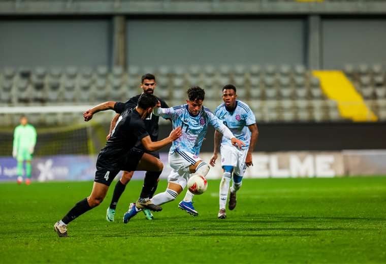 Costa Rica vs. Jordania. Foto: Prensa FCRF