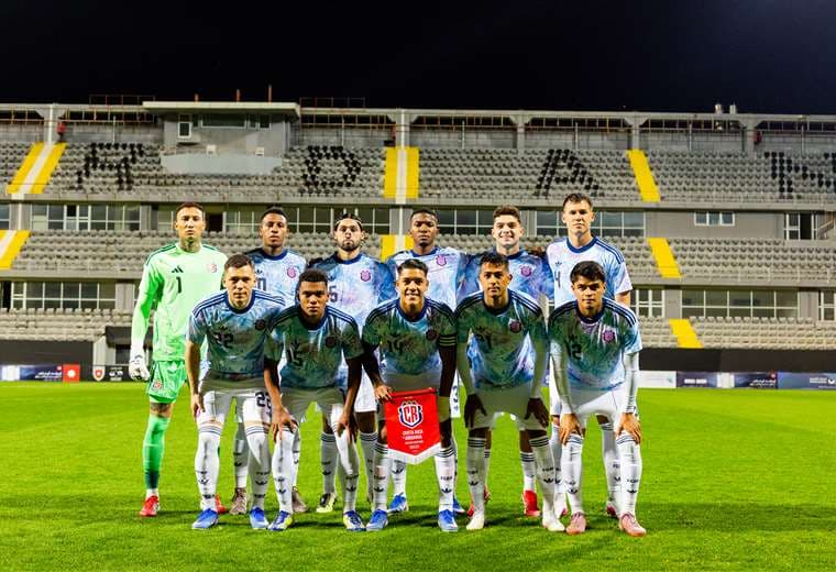 Costa Rica vs. Jordania. Foto: Prensa FCRF