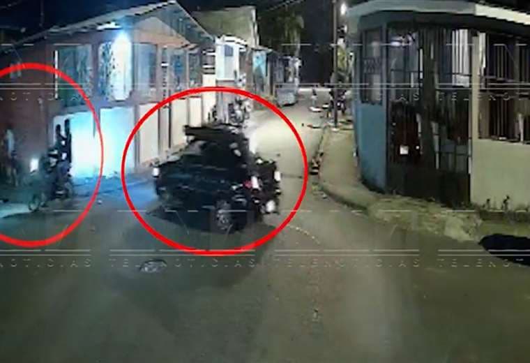 Video muestra cómo padre atropella a sicarios en intento de salvar a su hijo en Limón