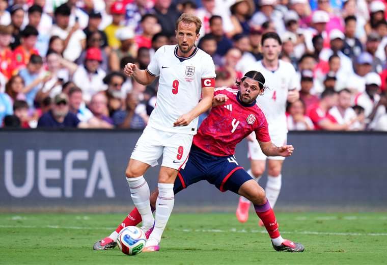 Inglaterra vs. Costa Rica. AFP