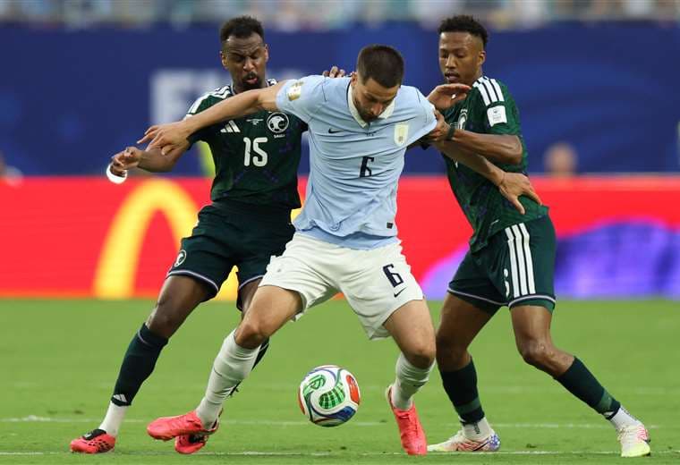 Uruguay vs. Arabia Saudita. AFP